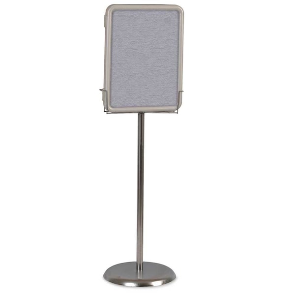 Corkboard, Blk, Cork, 3 Door, 72 x 48"